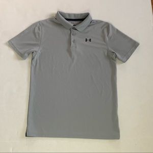 Under Armor Gray Performance Golf Shirt